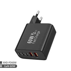 Produit populaire de commerce électronique transfrontalier : chargeur certifié CE PD60W, compatible avec les chargeurs Samsung et Apple 30W, multi-ports - Product Image 2