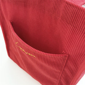 Bolso Tote Informal Estilo Japonés Golife para Mujer, Impermeable, Material de Pana, Cierre de Cremallera, Color Sólido de Poliéster, para Estudiantes y Trabajo - Product Image 5