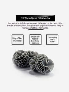 TOGAWA Hoogwaardig Ecologisch Bloemvormig Filtermedium voor Visvijvers, Waterzuivering en Bevorderde Bakterieenkweek in Aquaria - Product Image 4