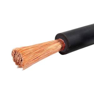 Koperen kern, gevlochten YH lasdraad 25 12 AWG 2,5 mm IP68 450/750V rond rubber geïsoleerde civiele laskabel - Product Image 2