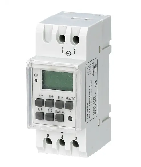 TS-GE2 estate risparmio di tempo 110-240vac 20amp interruttore di controllo Timer digitale programmabile grande LCD settimanale DHC AHC