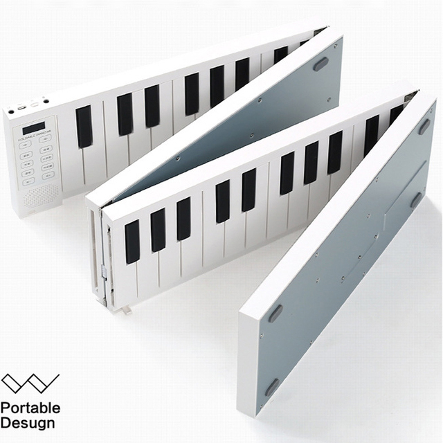 Foldable Piano 88-key Portable Electronic Organ Keyboard Piano Student Travel Portable MIDI Piano