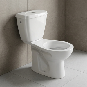 Irani WC ชุดโถส้วมเซรามิกสีขาว, ชุดสุขภัณฑ์พร้อมฝาชักโครกสองชั้น - Product Image 6