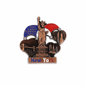 Imán de Nueva York 300PC 25DZ/CS, imanes de hojalata de goma de PVC personalizados, recuerdos de turismo cuadrados, fabricante de logotipo de Nueva York - Product Image 3