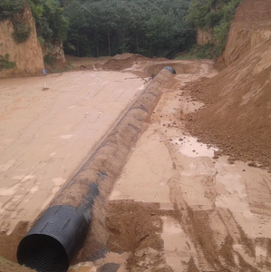 ท่อระบายน้ำโลหะลูกฟูก36นิ้วสำหรับงานหนักท่อระบายน้ำเหล็กชุบสังกะสีมีข้อต่อด้านล่าง - Product Image 5