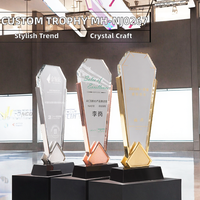 Personalisierte PJhonor Gold Silber Bronze Metall Kristall TV- & Film-Charakter Polierte UV-Bedruckte Trophäen MH-NJ0267 Auszeichnungsstücke