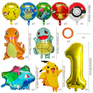 Metallic Foil Balloon Set for Kids <strong>Birthday</strong> Graduation Chinese New Year Party <strong>Decorations</strong> - Product Image 2