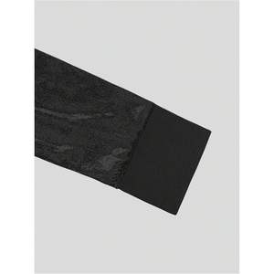 Sweat-shirt à capuche court en velours personnalisé pour femme, à manches longues, décontracté, avec poches, sans doublure, manches classiques - Product Image 5