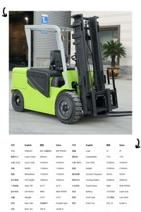 รถยกไฟฟ้าแบบนั่งขับ 2 ตัน สีเขียว พร้อมระบบไฮดรอลิกและแบตเตอรี่ตะกั่วกรด ดีไซน์กะทัดรัด - Product Image 2