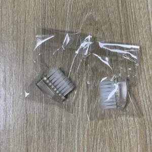 Extra replace toothbrush head with pp plastic clear bag package