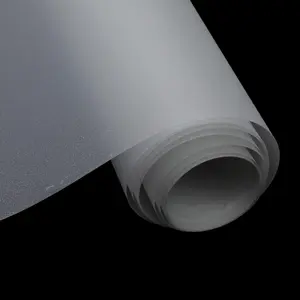 Supercolor Single Side 60cm*100m Glitter HTV White Car Wrap Vinyl 75u Dtf Sparkly Glitter Transfer