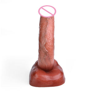 FAAK-G199 echte Haut berühren Silikon <span class=keywords><strong>Dildo</strong></span> <span class=keywords><strong>20cm</strong></span> realistische männliche Penis gebogen stimulieren Frau Pussy <span class=keywords><strong>Dildo</strong></span> für weibliche Masturbation - Product Image 2