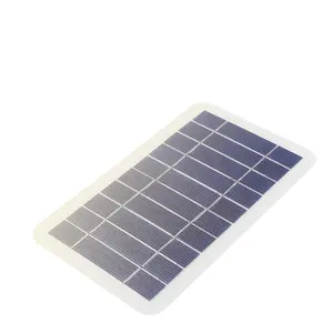 תאים סולאריים פוליסיליקון ביעילות גבוהה פאנל סולארי נייד 2W פאנל סולארי מתקפל לטיולי קמפינג בחוץ
