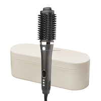 Sèche-cheveux professionnel à double fonction, brosse ionique volumisante, séchage rapide, anti-frisottis, pour la maison et le salon, vente en gros OEM
