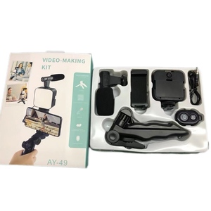 Set Essenziale per Streaming <span class=keywords><strong>Live</strong></span> e Fotografia: Mini Luce di Riempimento con Microfono e Asta Selfie Regolabile, CRI 95, 6500K Luce Bianca Fredda - Product Image 6