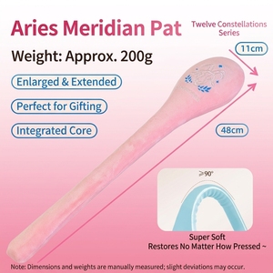 Bâton de massage <span class=keywords><strong>en</strong></span> peluche Constellation Zodiaque 48cm, flexible, <span class=keywords><strong>en</strong></span> velours, pour tapotement des méridiens, indéformable, <span class=keywords><strong>en</strong></span> coton PP haute élasticité, marteau de massage - Product Image 2