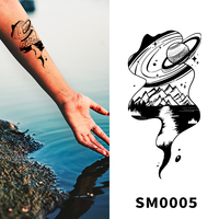 2024 nouveau Design imperméable semi-permanent à base de plantes jus de plantes encre temporaire autocollants de tatouage pour hommes et femmes utilisation de la main