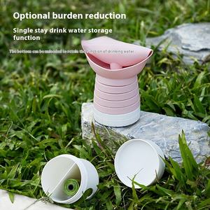 Taza de agua plegable portátil de <span class=keywords><strong>silicona</strong></span> para perros y gatos, comedero de mascotas sólido para exteriores, <span class=keywords><strong>bebedero</strong></span> de agua para ejercicio saliente - Product Image 4
