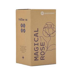 Eco-Friendly Customized <b>Corrugated</b> Mailer <b>Paper</b> Box Square Clothing Cardboard Shipping Boxes Karton Folding Plain Packaging - Product Image 1