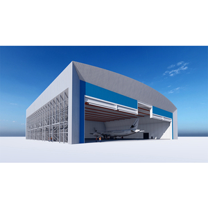 Thiết kế kiến trúc của nhà chứa máy bay công nghiệp thép hội thảo khung cấu trúc prefab kim loại các tòa nhà kế hoạch - Product Image 2