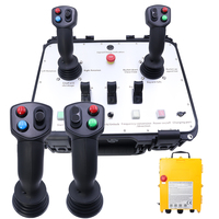 Joystick sans fil industriel de haute qualité hydraulique intelligent 5 leviers câble de télécommande camions télécommandés sans fil