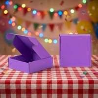 Boîte d'expédition en carton ondulé à points braille tactiles pour produits destinés aux malvoyants
