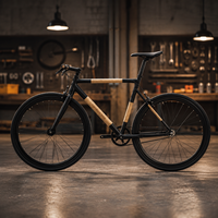 Cadre de vélo en alliage d'aluminium et bambou, pliable, compatible avec les composants standard, vélos de route BMX, design moderne rétro, plusieurs roues