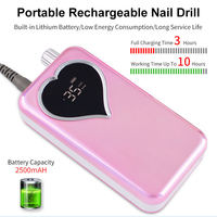 Perceuse à ongles professionnelle 35000 tr/min lime haute puissance E manucure Gel perceuse à ongles polisseuse originale rechargeable ponceuse à ongles