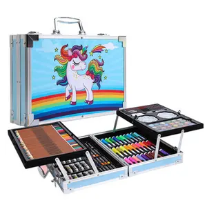 गर्म बिक्री थोक बच्चों कला उपकरण ड्राइंग कला उपकरण 12 रंग 36 रंग 150 टुकड़े