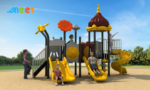 Ensemble de toboggans pour aire de jeux extérieure pour enfants de <span class=keywords><strong>la</strong></span> série Castle MT-ZMF004, idéal pour les jardins d'enfants et les cours arrière, best-seller - Product Image 2