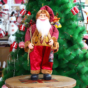 <b>Santa</b> Claus Christmas Decoration 24 Inch <b>Standing</b> Figurine For Home Indoor Display - Product Image 4