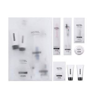 Eco Label Certified 5 Star Luxury Customized Disposable Portable Bathroom Amenities Set for Hotels - Product Image 1