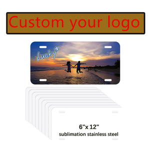 <span class=keywords><strong>Plaques</strong></span> d'<span class=keywords><strong>immatriculation</strong></span> personnalisées pour les étiquettes avant de voiture 12 ''x 6'' x 0.025 ''Sublimation aluminium impression vierge <span class=keywords><strong>plaques</strong></span> d'<span class=keywords><strong>immatriculation</strong></span> personnalisées - Product Image 5