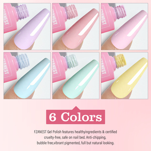 Otro esmalte de Gel Sexy Primavera Verano Macaron Candy Sweet Color Gel polaco Pascua suave <span class=keywords><strong>rosa</strong></span> amarillo <span class=keywords><strong>azul</strong></span> verde colección de colores - Product Image 3
