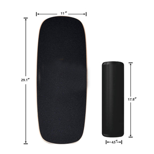 Vente en gros de rouleau en bois Yoga plaque d'équilibrage conseil torsion Fitness Surf planche d'équilibre en bois - Product Image 4