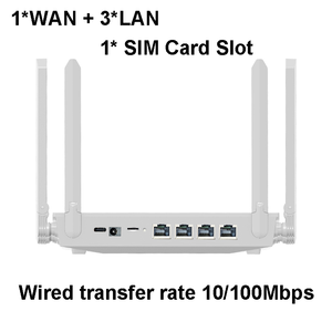 Router 4G <span class=keywords><strong>LTE</strong></span> WR900 con Ranura para Tarjeta SIM, Wifi 2.4G 300Mbps, Compatible con 32 Usuarios, 6 Antenas, 10/100Mbps, CPE 4G, Nuevo Router WIFI6, Precio de Fábrica - Product Image 3