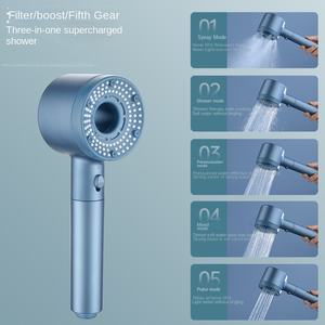 Otel Bathrooms için güçlü banyo filtresi ile özel sınır ötesi el içi boş basınçlı duş başlığı - Product Image 4