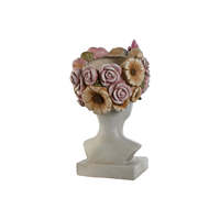 Pot de fleurs MAGNESIA 32x28x53cm (Hauteur 53cm Largeur 32cm Profondeur 28cm) Petites fleurs