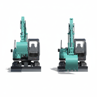 Excavatrice hydraulique compacte ultime SK70-11 de 6,92 tonnes, moteur Yanmar, oscillation de queue zéro, pompe hydraulique, économie de carburant de 15 %