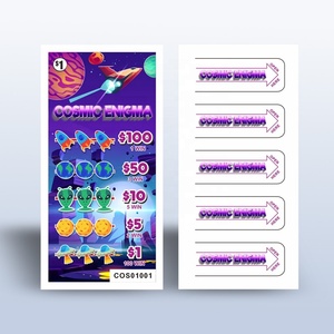 Jeu de cartes personnalisé avec 5 languettes à tirer et billets de loterie à déchirer, thème et gameplay gratuits - Product Image 2