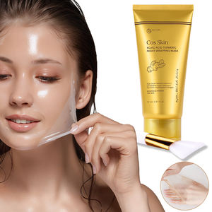 Masker penghidrasi Perawatan Wajah Label pribadi, kolagen kunyit Anti Penuaan membungkus masker wajah kupas - Product Image 2