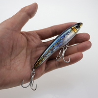 Crayon immergé appât de pistolet doré appât dur de haute qualité Shimano PB-315N flottant excellente posture de natation appât de pêche