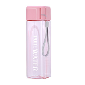 Bottiglia d'acqua da viaggio portatile trasparente personalizzata da 500ml per palestra Sport in plastica trasparente per <span class=keywords><strong>bambini</strong></span> - Product Image 4