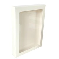 Boîte à pâtisserie en papier kraft personnalisée, pliable, de qualité alimentaire, petite boîte cadeau pour cartes de vœux