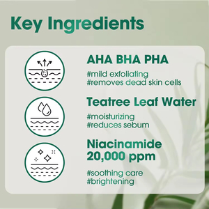 สเปรย์บำรุงผิวหน้าว่านหางจระเข้สูตร <span class=keywords><strong>AHA</strong></span> <span class=keywords><strong>BHA</strong></span> <span class=keywords><strong>PHA</strong></span> <span class=keywords><strong>30</strong></span> วัน มิราเคิลโทนเนอร์ ไนอะซินาไมด์ กรดซาลิไซลิก ลดเลือนริ้วรอย ผลิตตามสั่งจากกวางตุ้ง ขายส่ง - Product Image 5