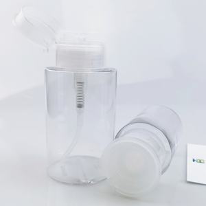 Flacon pompe de luxe vide 100 ml pour tonique, démaquillant yeux et dissolvant vernis à ongles en plastique - Product Image 2