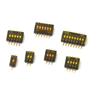 Smd interruptor de discagem, smd 1-12pin 1.27 pitch 4p7t 127mm smt smd interruptor de discagem 1 2 3 4 5 6 7 8 9 10 11 posição de 12 pinos 1.27mm interruptor de dip