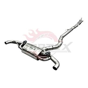 Échappement Catback à Valve en Acier Inoxydable Vortex pour Mercedes-AMG A45S W177 avec Silencieux Central et Double Sortie à Clapets - Product Image 3