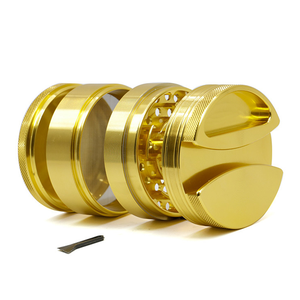 Nuevo Molinillo de Aluminio de 4 Piezas, Estilo Simple, Extra Grande, con Logotipo Personalizable para Venta al Por Mayor, Llegada en 2025 - Product Image 4