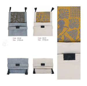 Sac fourre-tout classique pour femmes, 100% coton égyptien, léger, spacieux, avec longues poignées et doublure en toile - Product Image 4